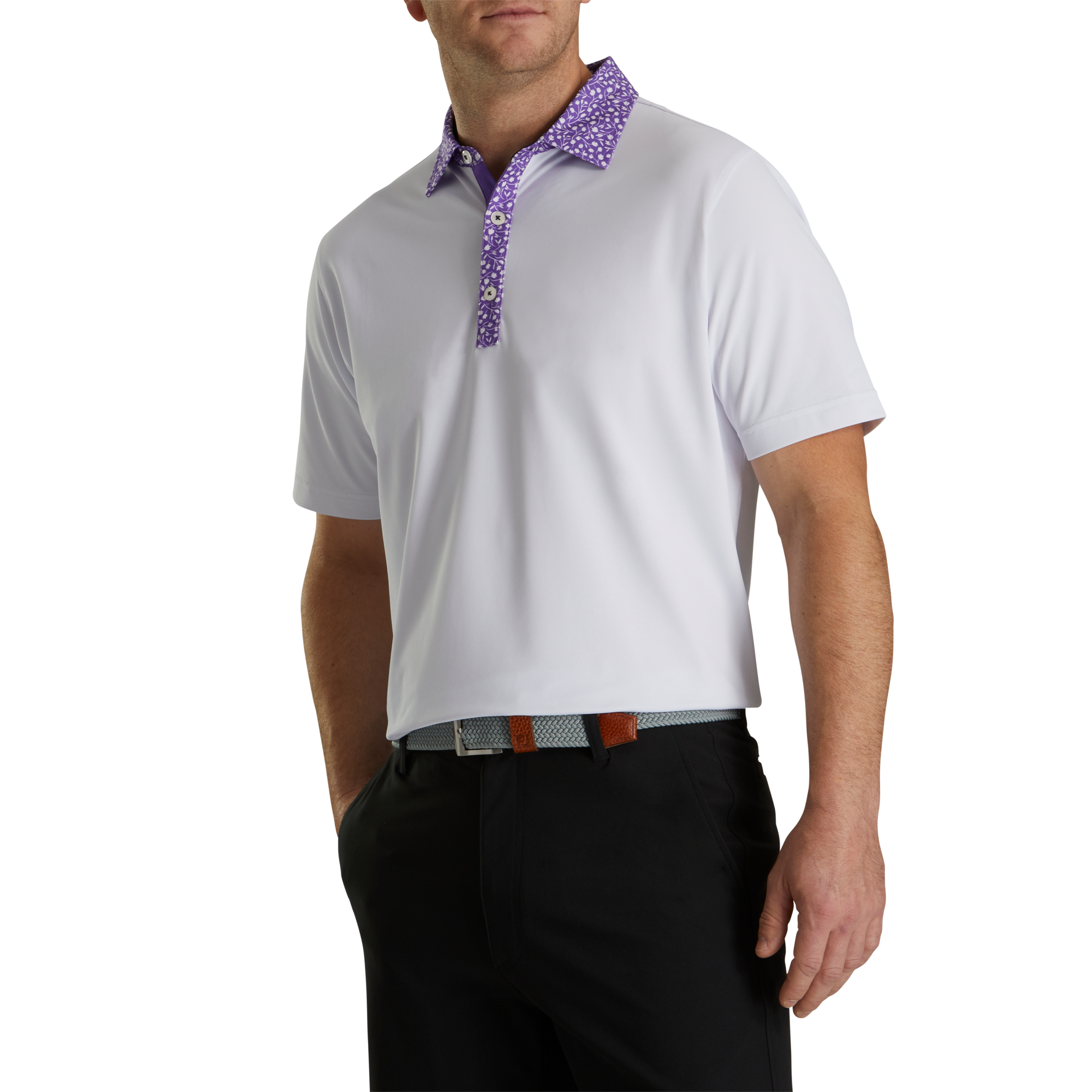 Tossed Tulip Trim Pique