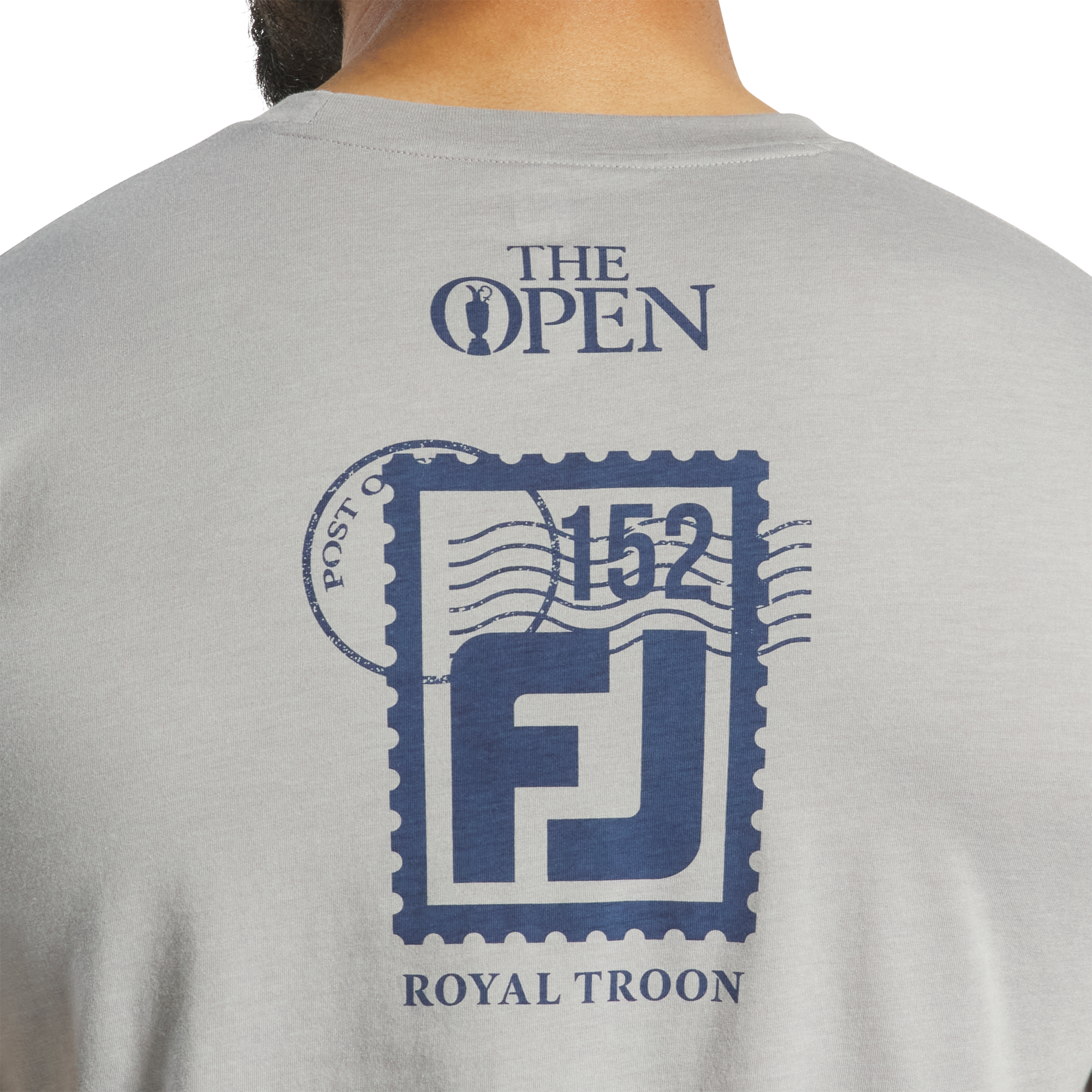 T-shirt imprim&eacute; timbre-poste FJ pour la 152e &eacute;dition de l'Open Championship