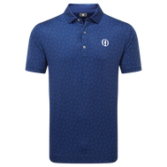 Polo en fil d'Ecosse imprimé timbre-poste FJ pour la 152e édition de l'Open Championship