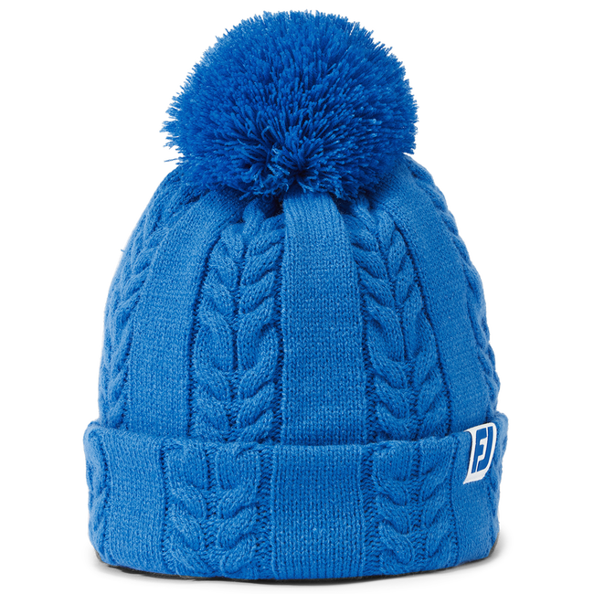 Women's Cable Knit Bobble Hat