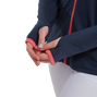 Pullover Full-Zip l&eacute;ger &agrave; rayures ton sur ton