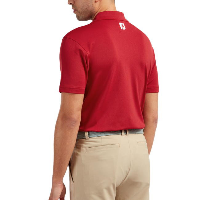 Stretch Pique Solid Knit Collar