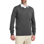 Wool Blend V-Neck Pullover