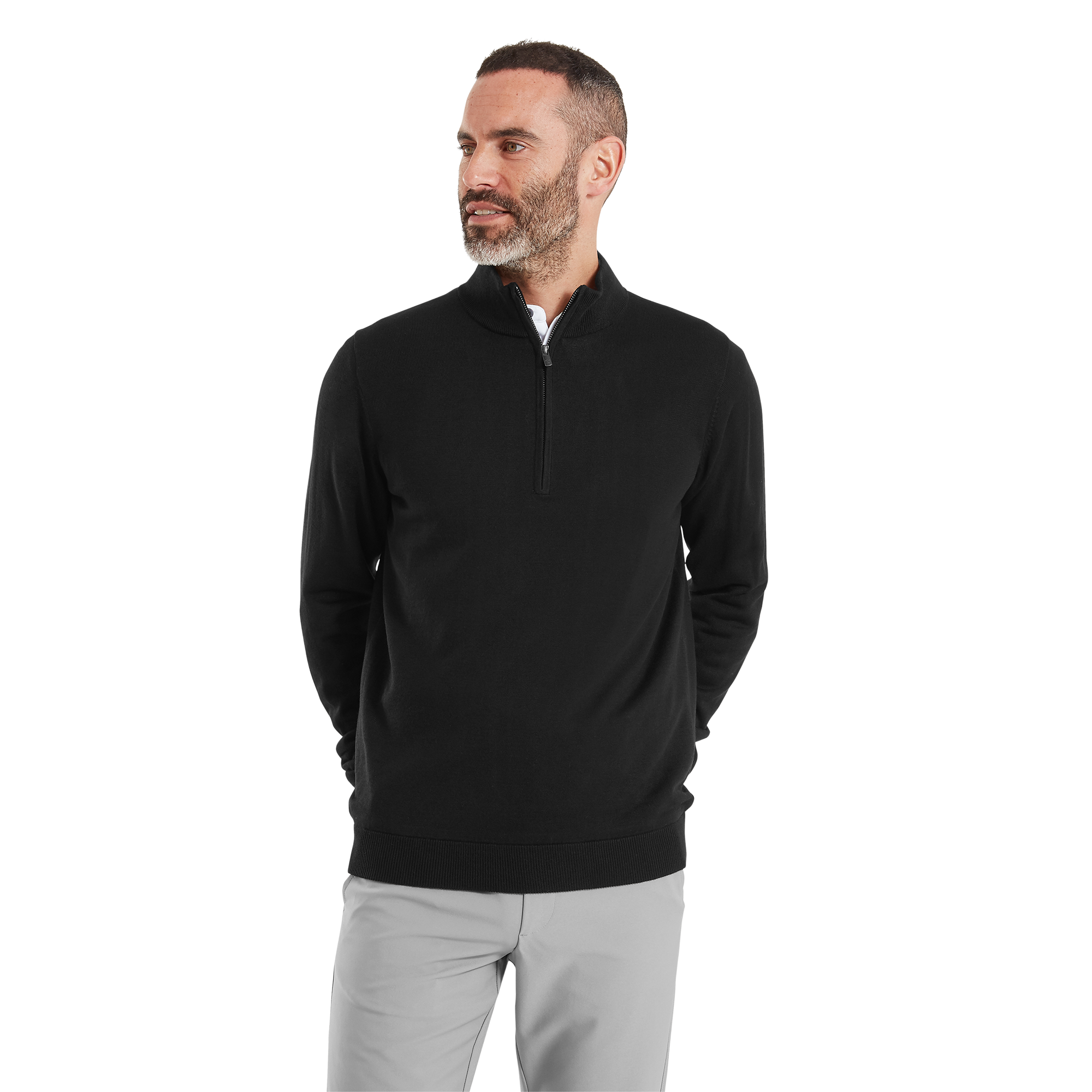drirelease&reg; 1/4 Zip Lined Sweater