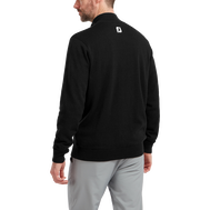 Wool Blend 1/2 Zip Lined Pullover