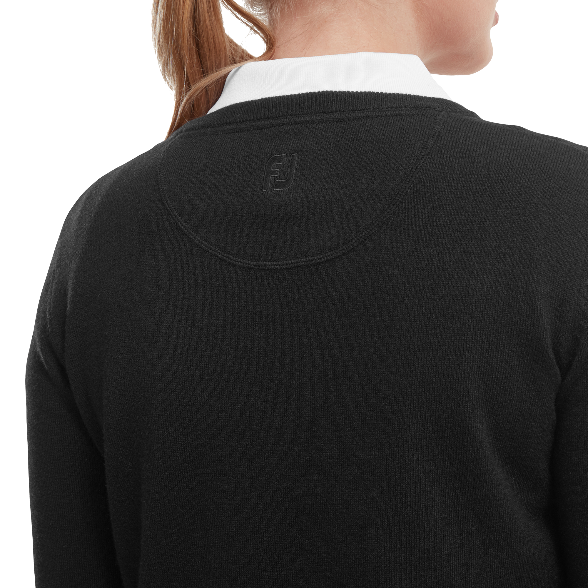 Pullover en laine col V