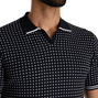 Todd Snyder Short Sleeve Geo Johnny Collar Sweater