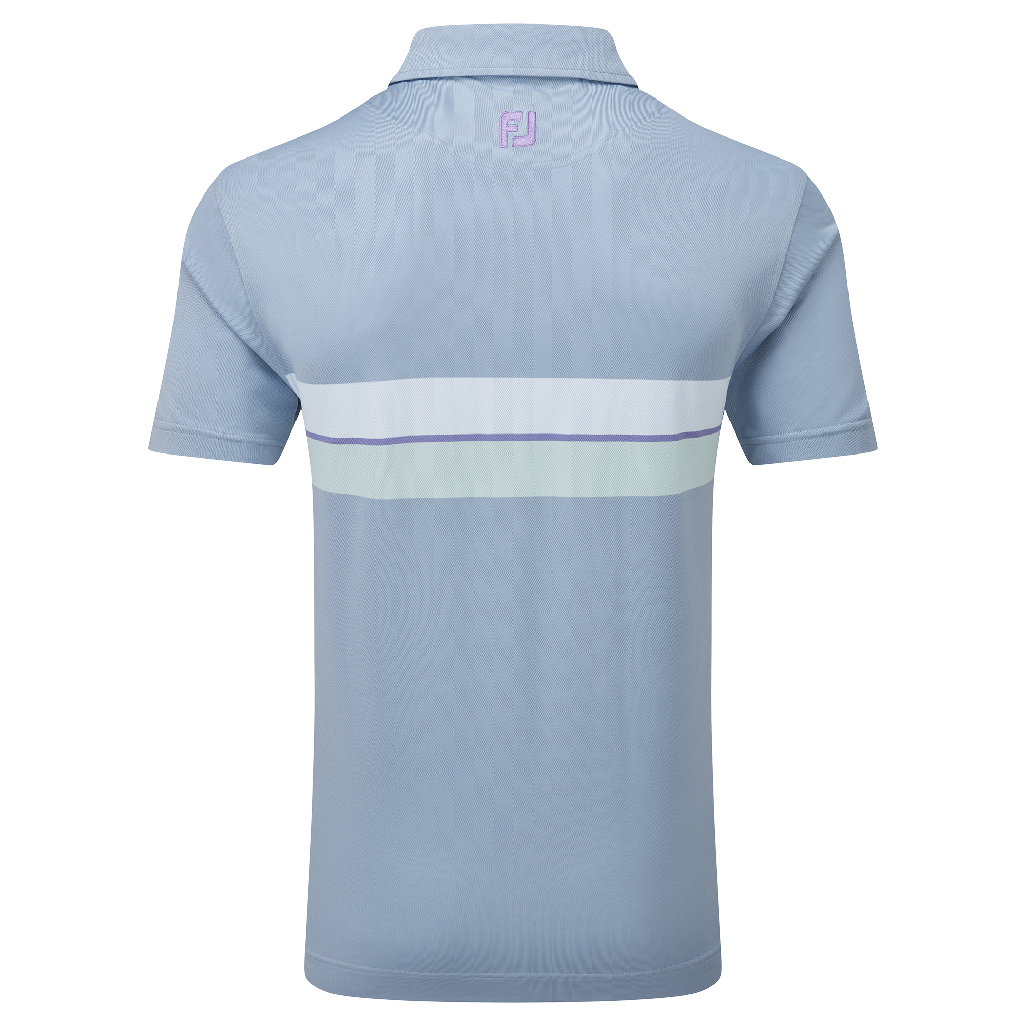 Polo piqu&eacute; avec double bandes sur poitrine