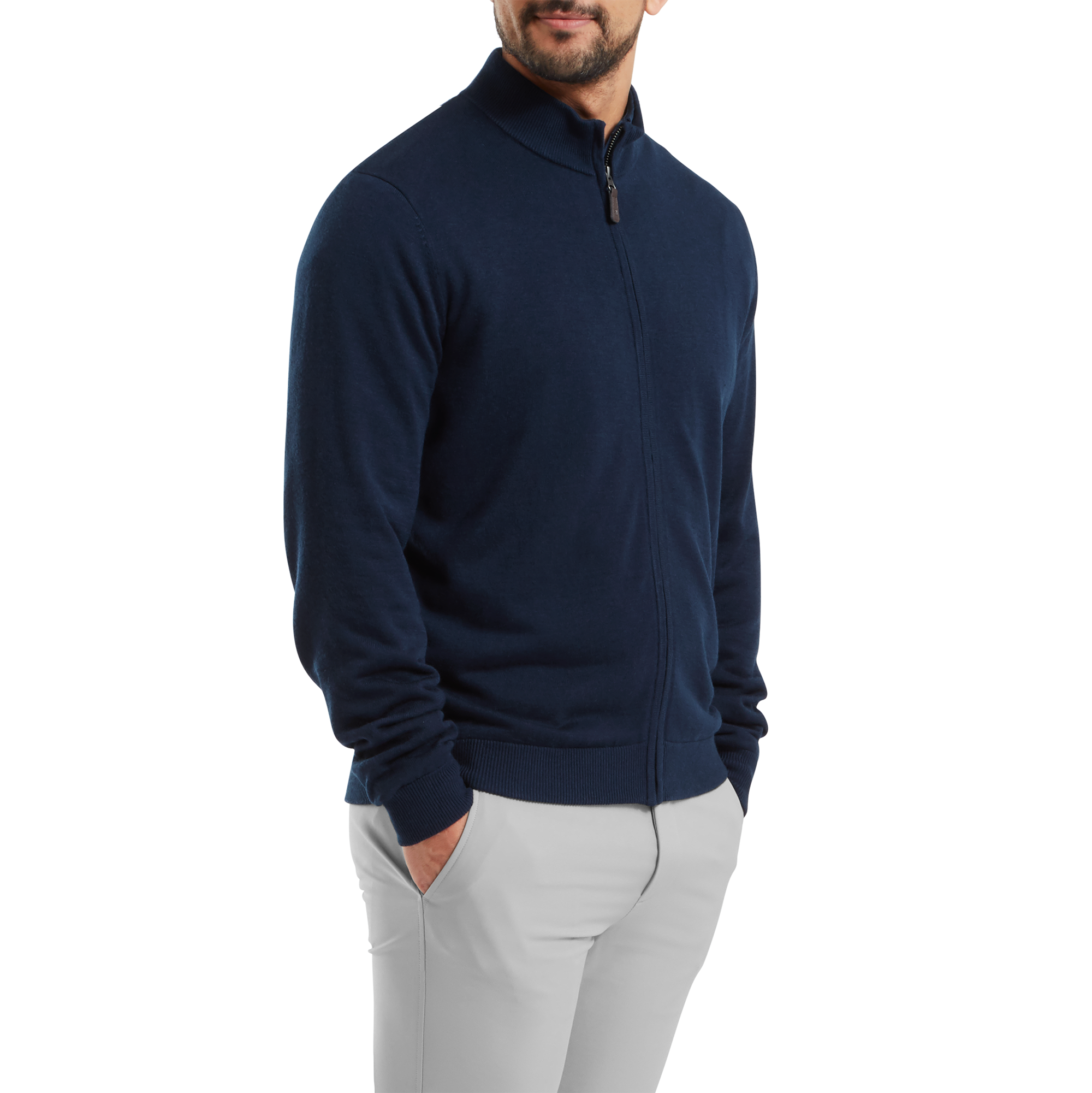 drirelease&reg; Full-Zip Lined Sweater