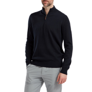 Wool Blend Half-Zip Pullover