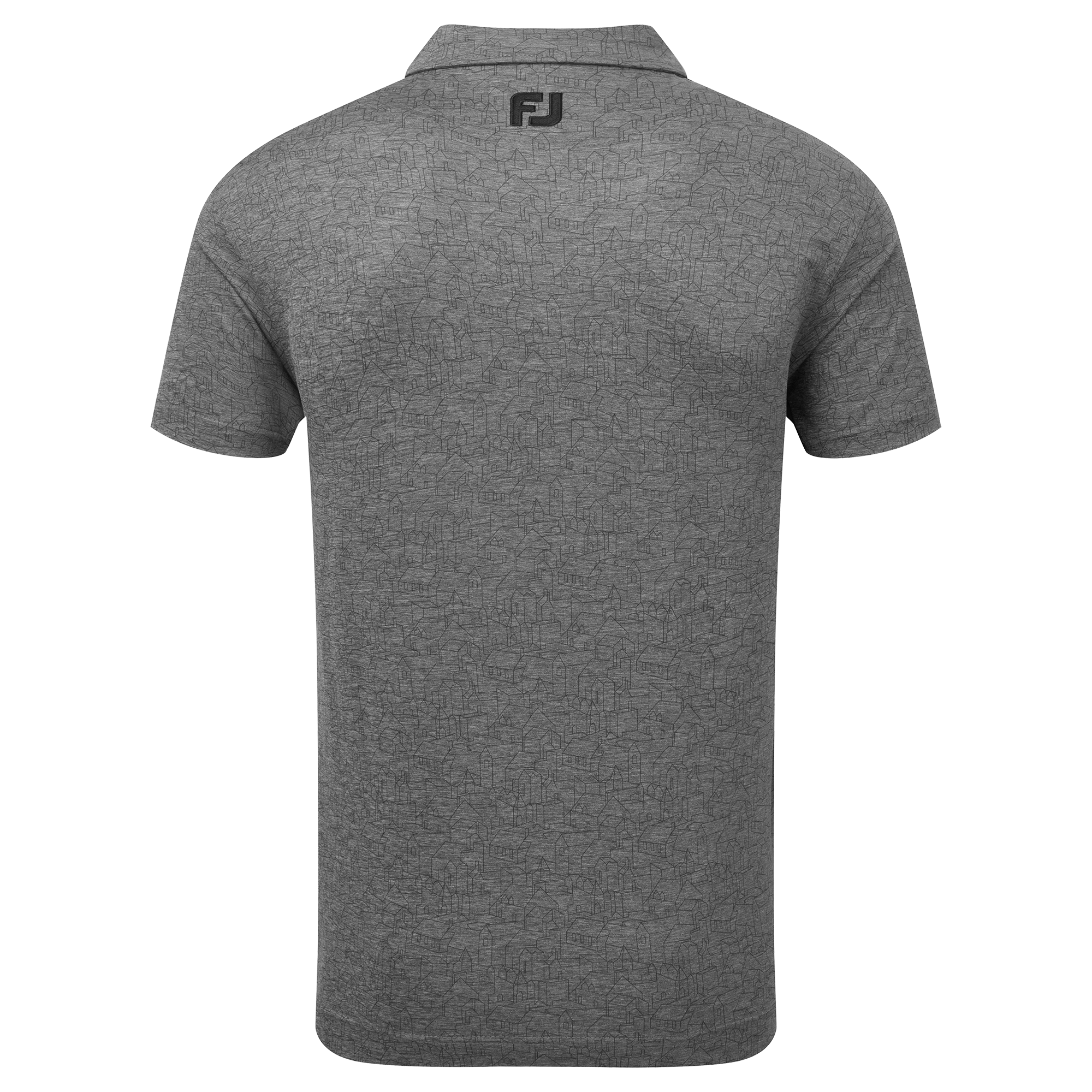 Scottish Town Print Lisle