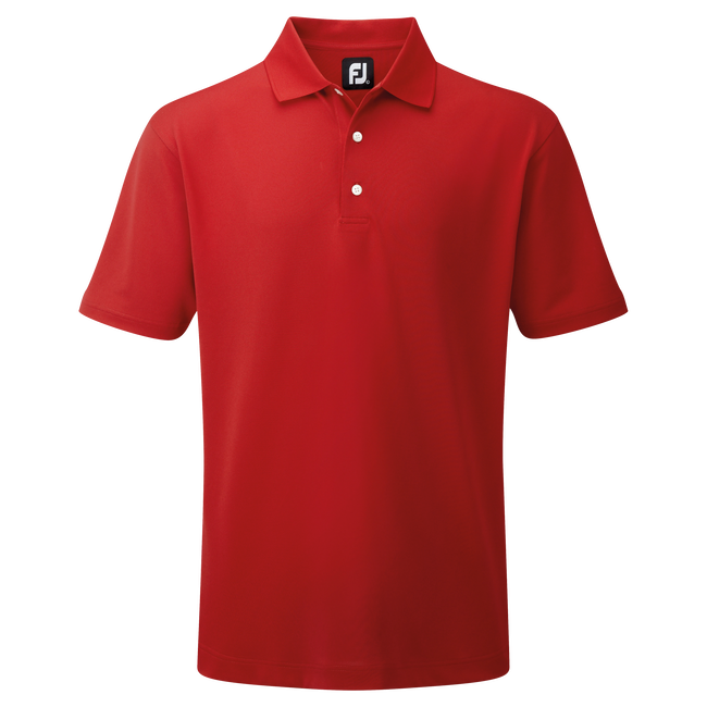 Stretch Pique Solid Knit Collar