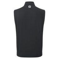 Stickad väst med hel dragkedja