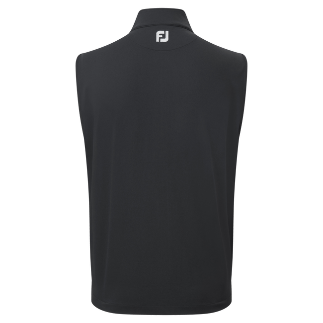 Stickad väst med hel dragkedja