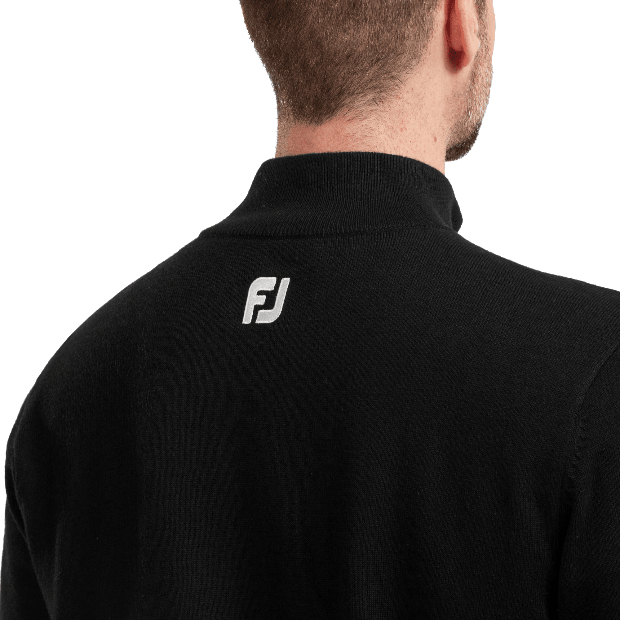 Pullover en laine 1/2 Zip