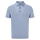 Polo Jacquard œil d'oiseau boutonnière à rayures
