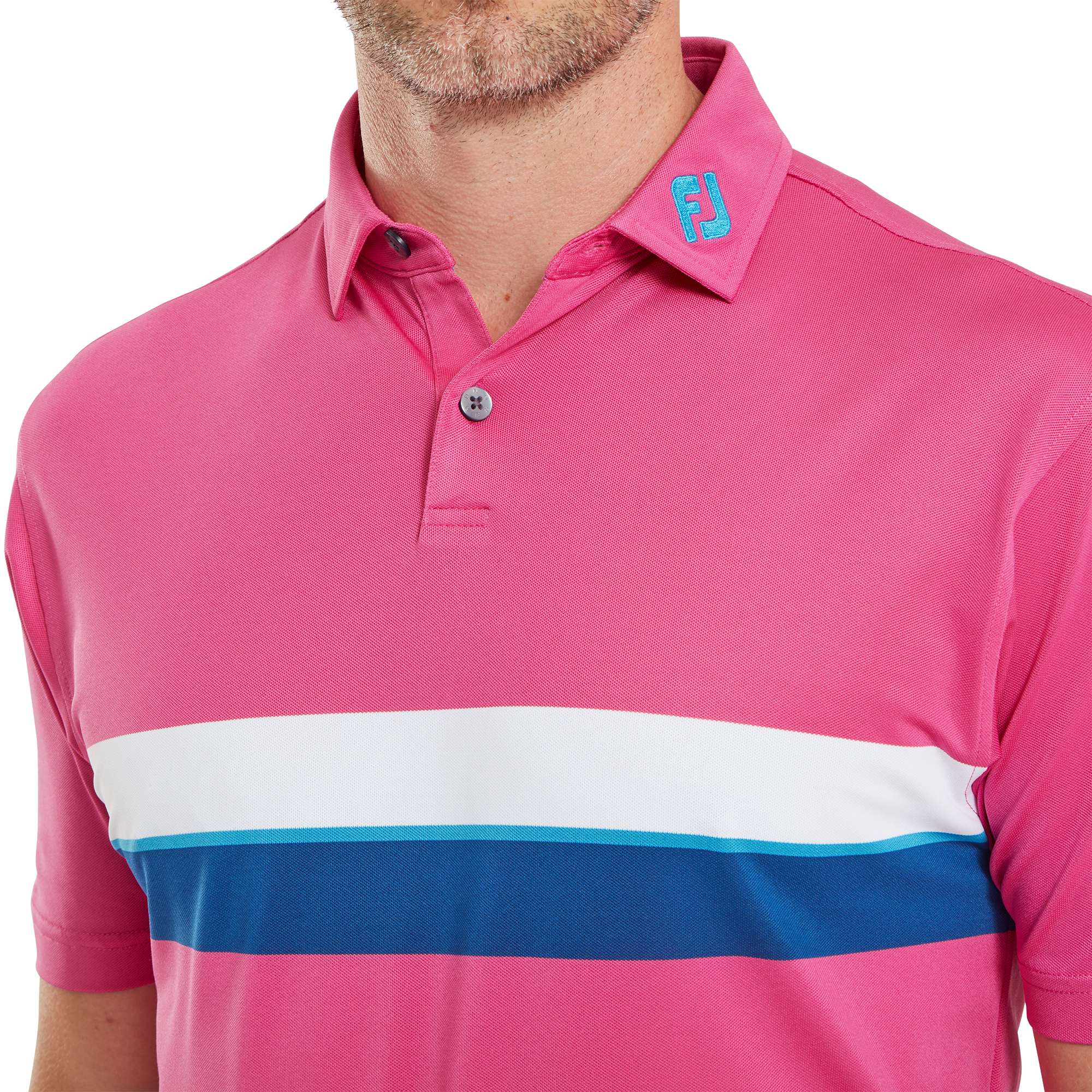 Doppel-Bruststreifen Piqu&eacute;