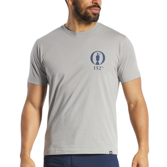 T-shirt imprimé timbre-poste FJ pour la 152e édition de l'Open Championship