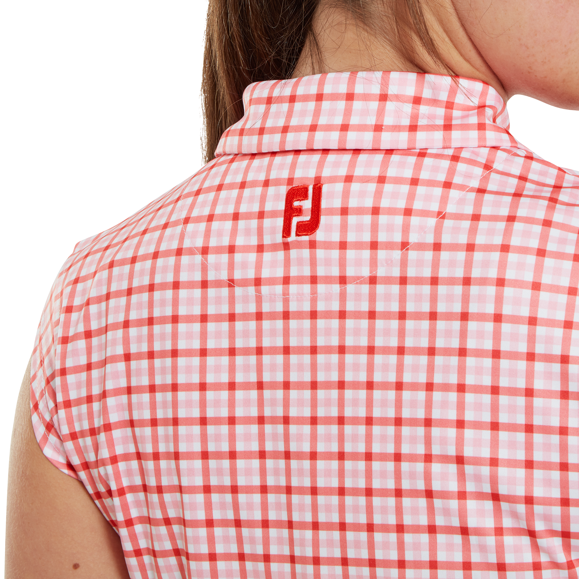 Gingham Print Interlock