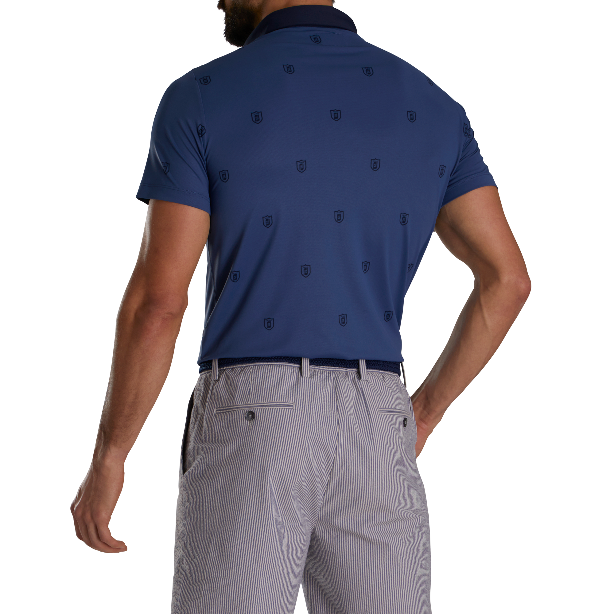 Todd Snyder Shield Logo Print Polo