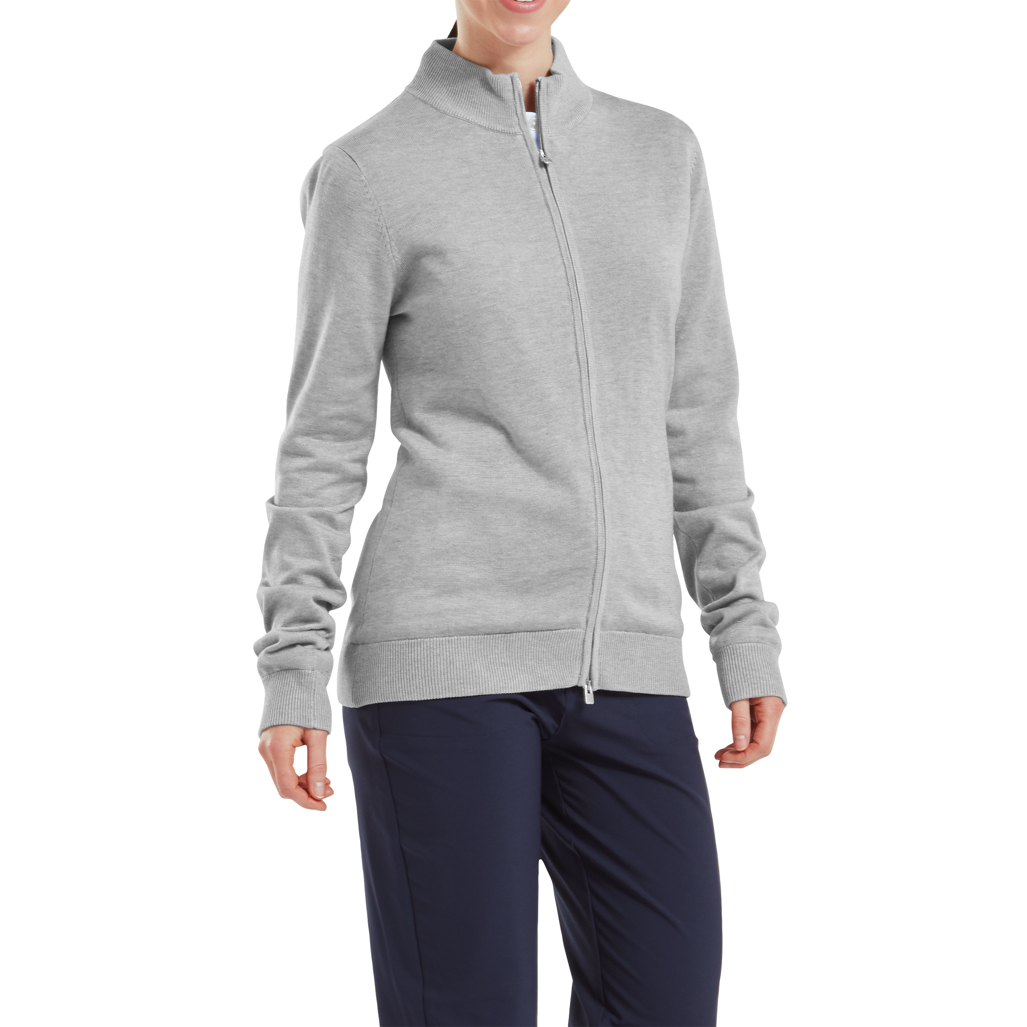 Pullover drirelease Full-Zip doubl&eacute; Femme