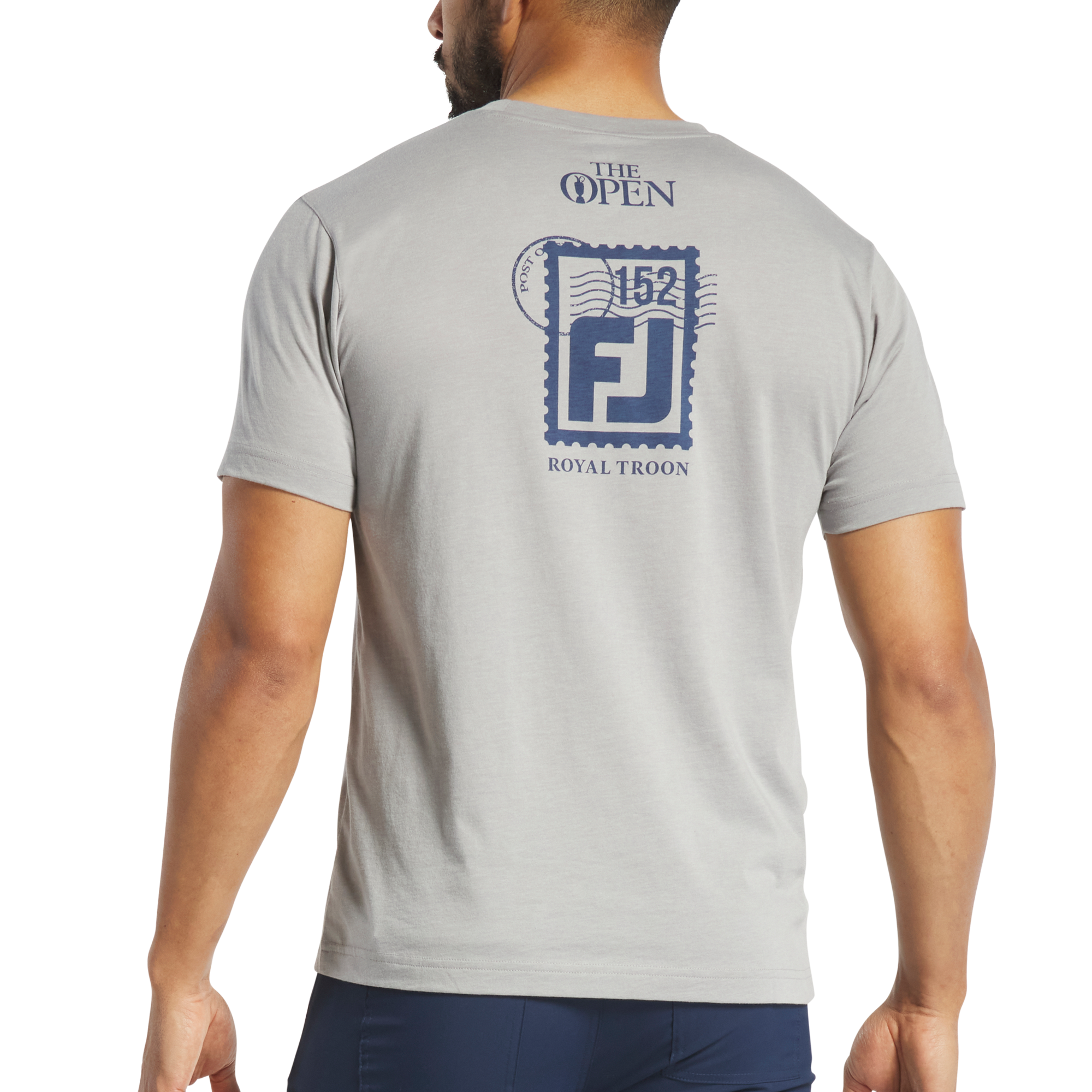 T-shirt imprim&eacute; timbre-poste FJ pour la 152e &eacute;dition de l'Open Championship