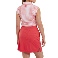 Skort with Gingham Trim
