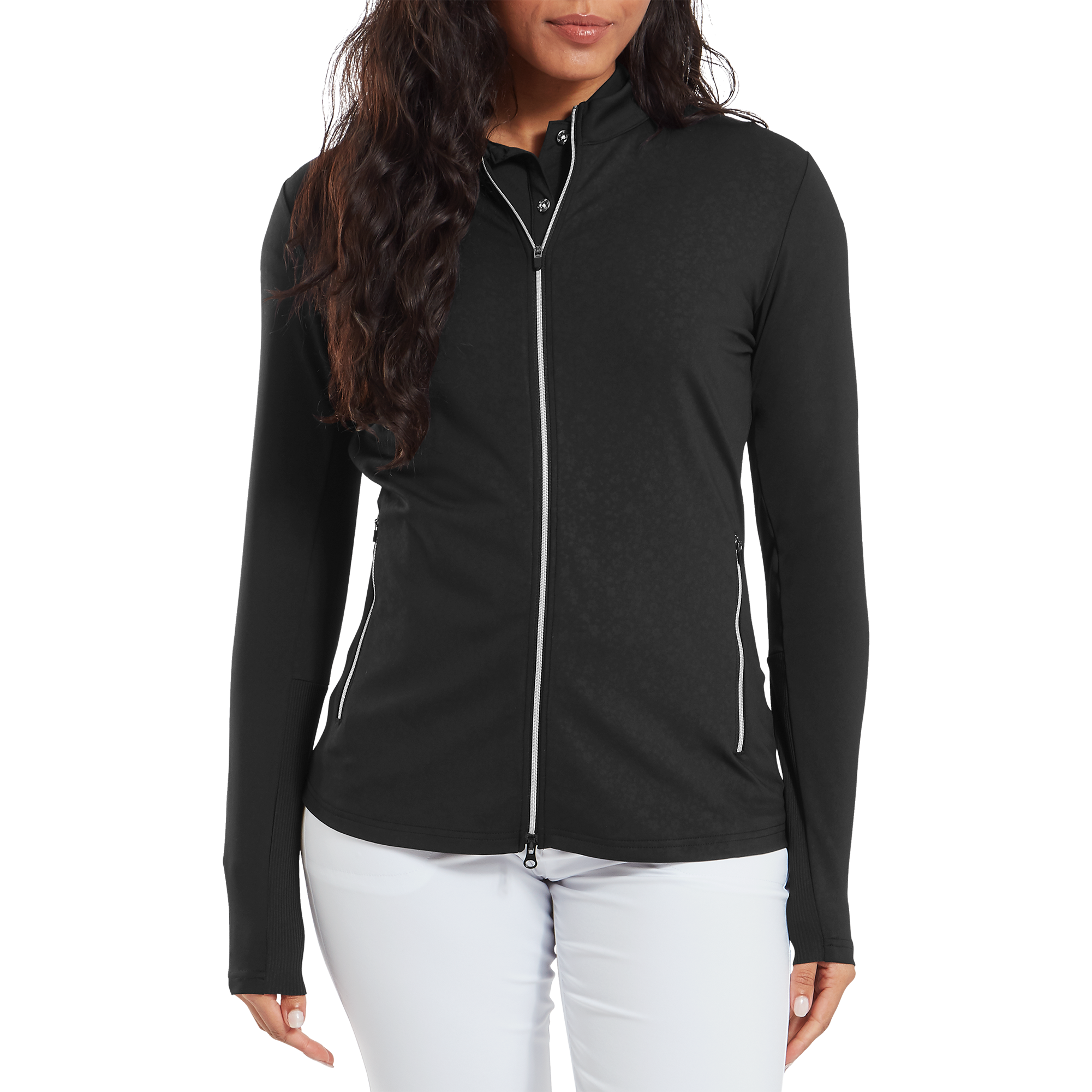 Full-Zip Debossed Midlayer
