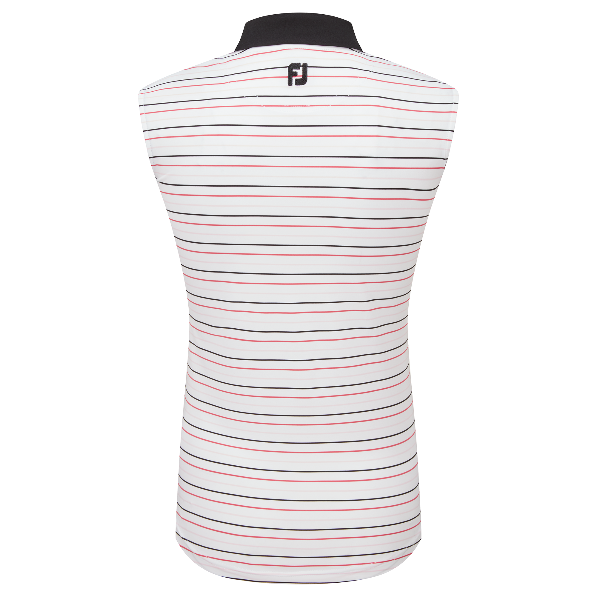 Sleeveless Striped Lisle