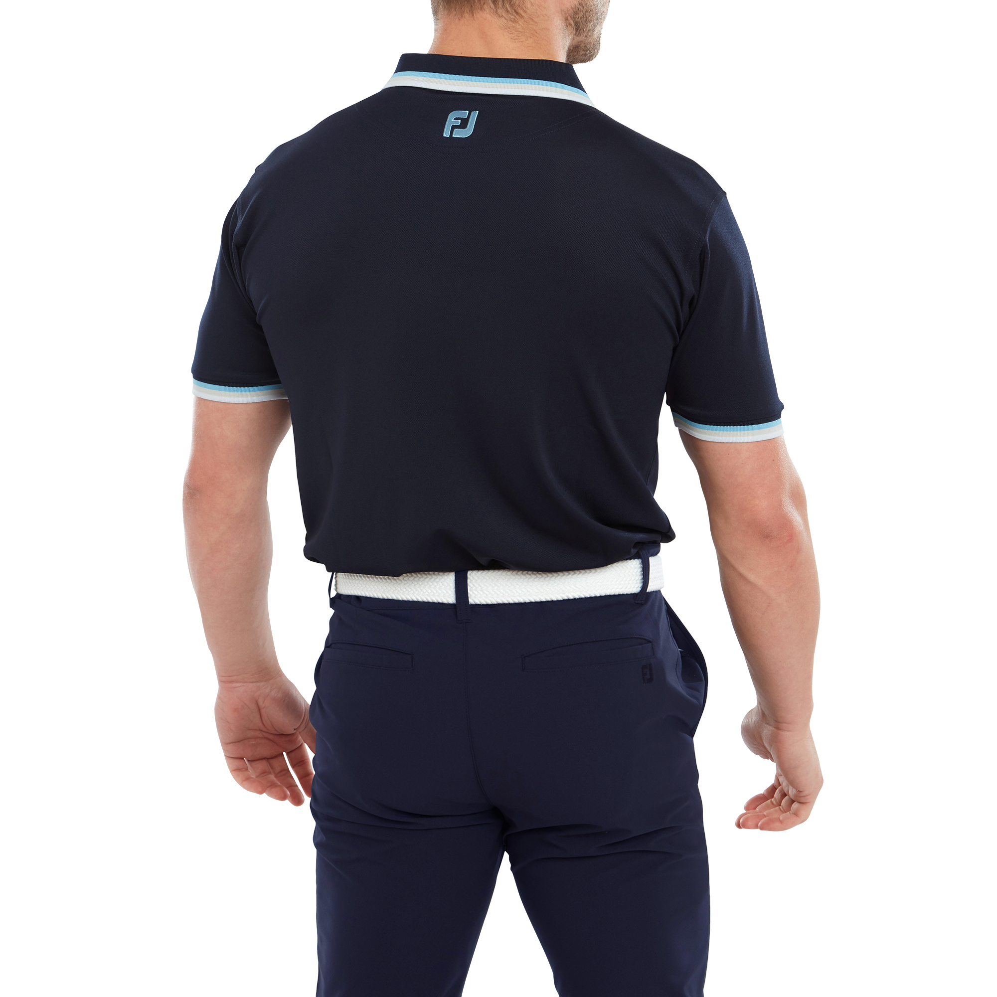 Solid Polo med Trim Pique