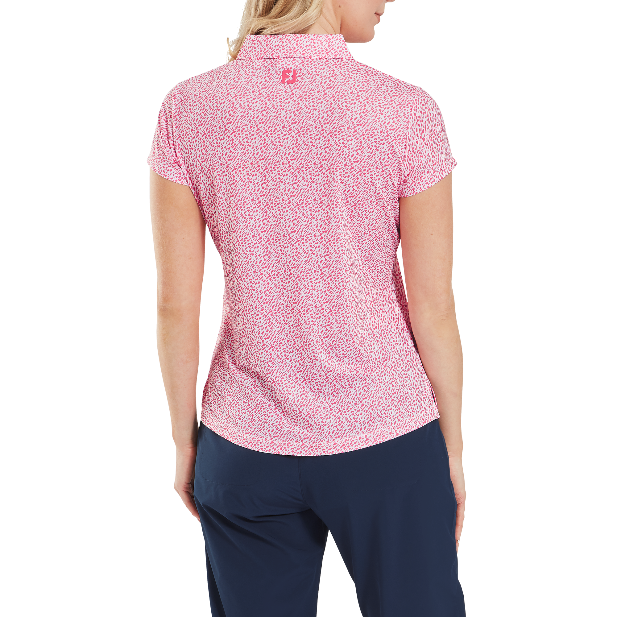 Animal Print Cap Sleeve Lisle