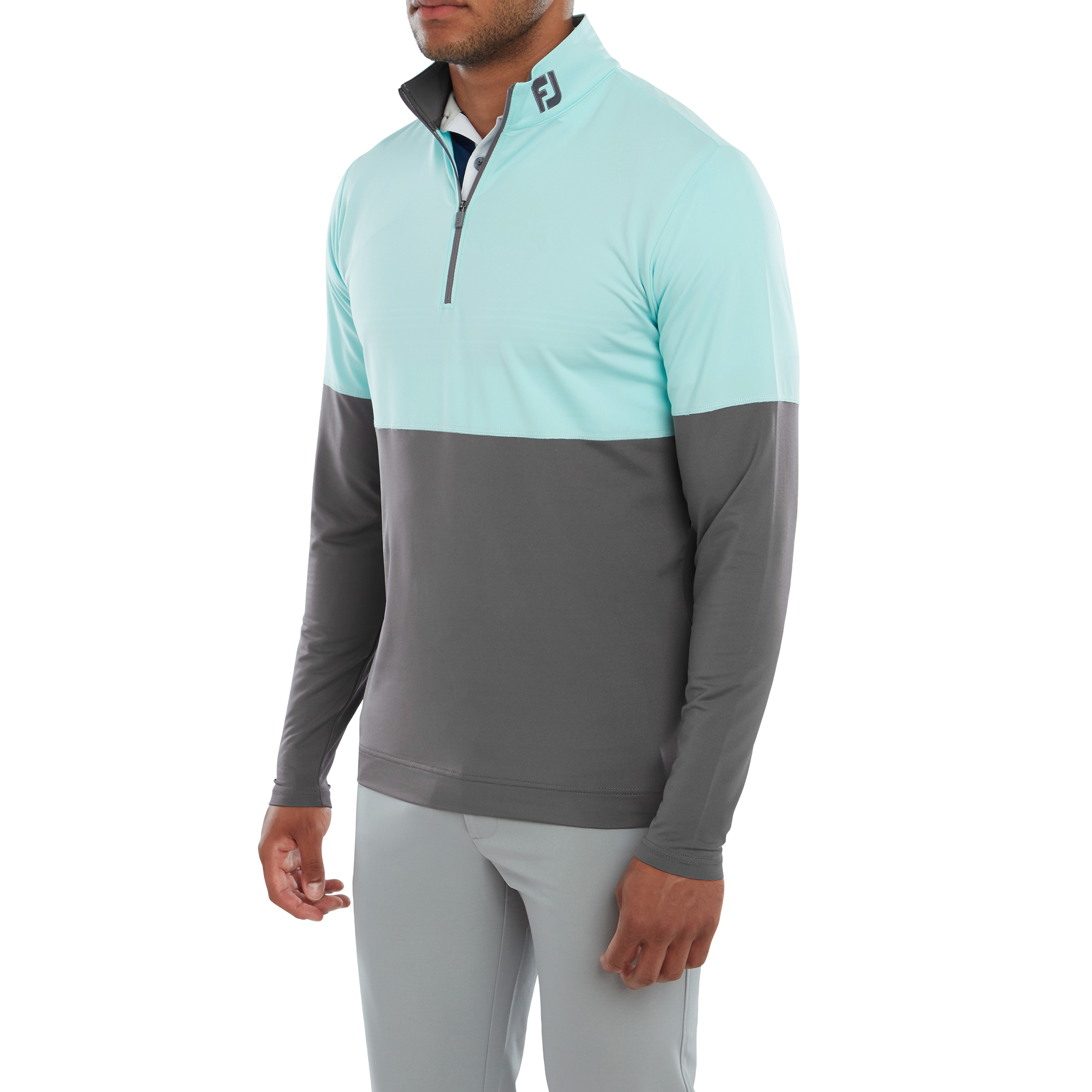 Pullover avec blocs de couleurs