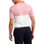 Polo piqu&eacute; technique rayures verticales