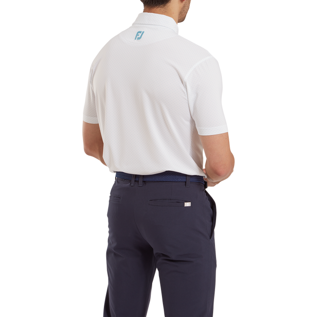 Stretch Lisle Dot Print