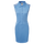 Pikee-Kleid mit angedeuteten Cap-Ärmeln
