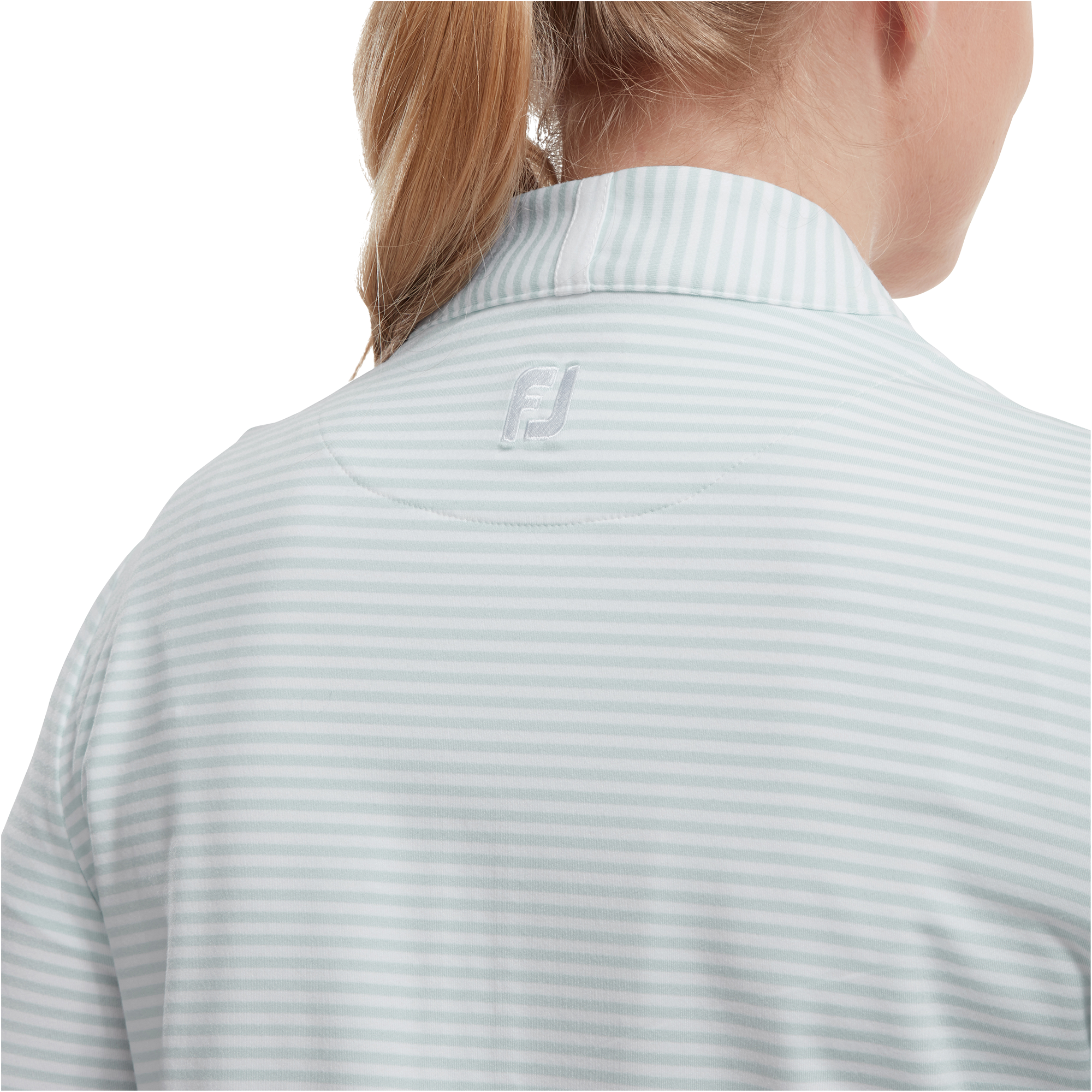 Full-Zip Lightweight Tonal Stripe Midlayer