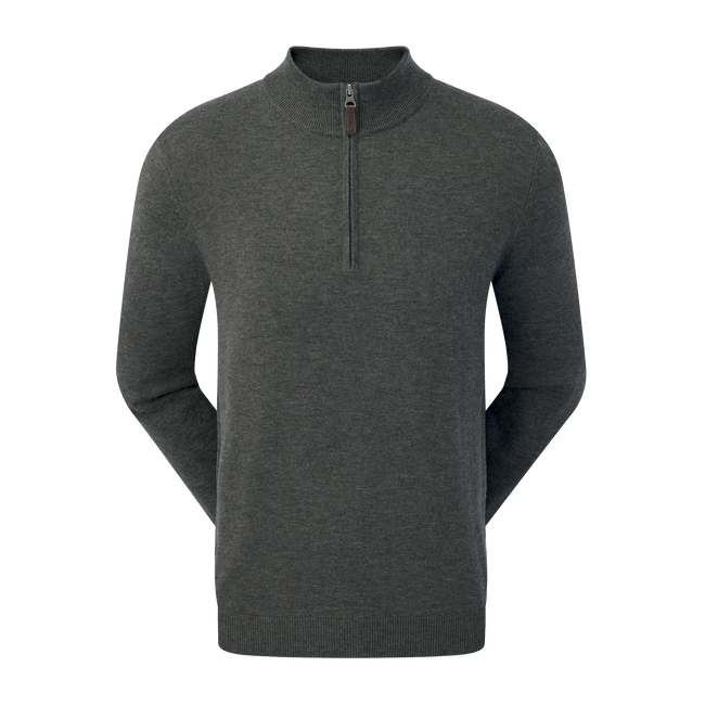 Wool Blend Half-Zip Pullover