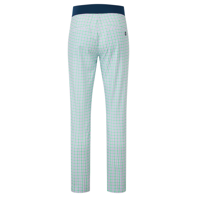 Gingham Lightweight Cropped Trousers