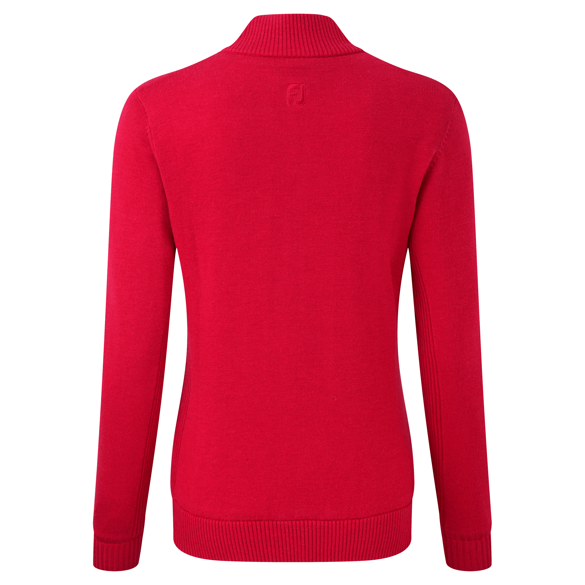 Women's Full-Zip Lined Wool Blend Pullover