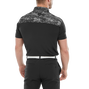Polo imprim&eacute; Camouflage sur col et &eacute;paules
