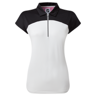 Cap Sleeve Colour Block Lisle