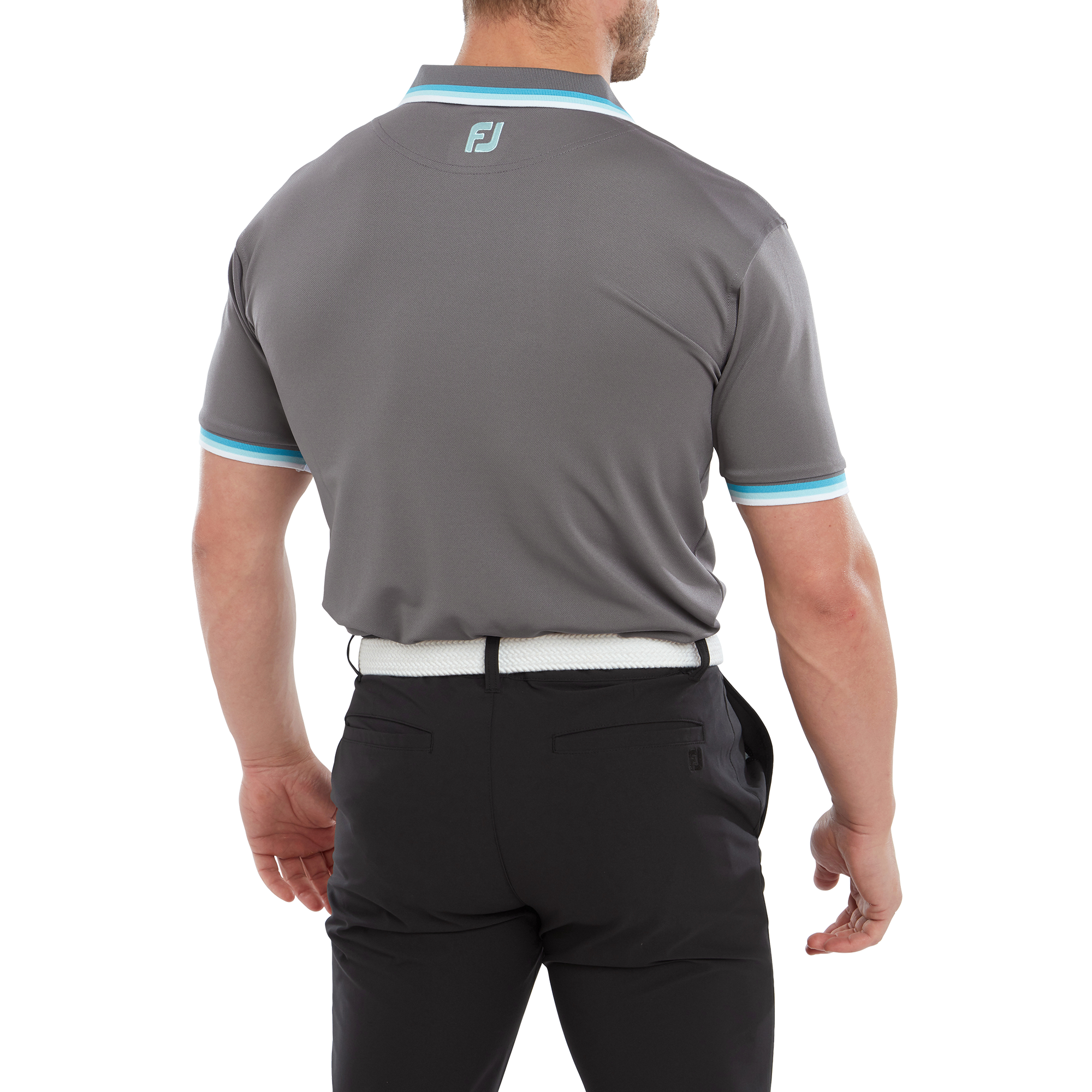 Solid Polo med Trim Pique