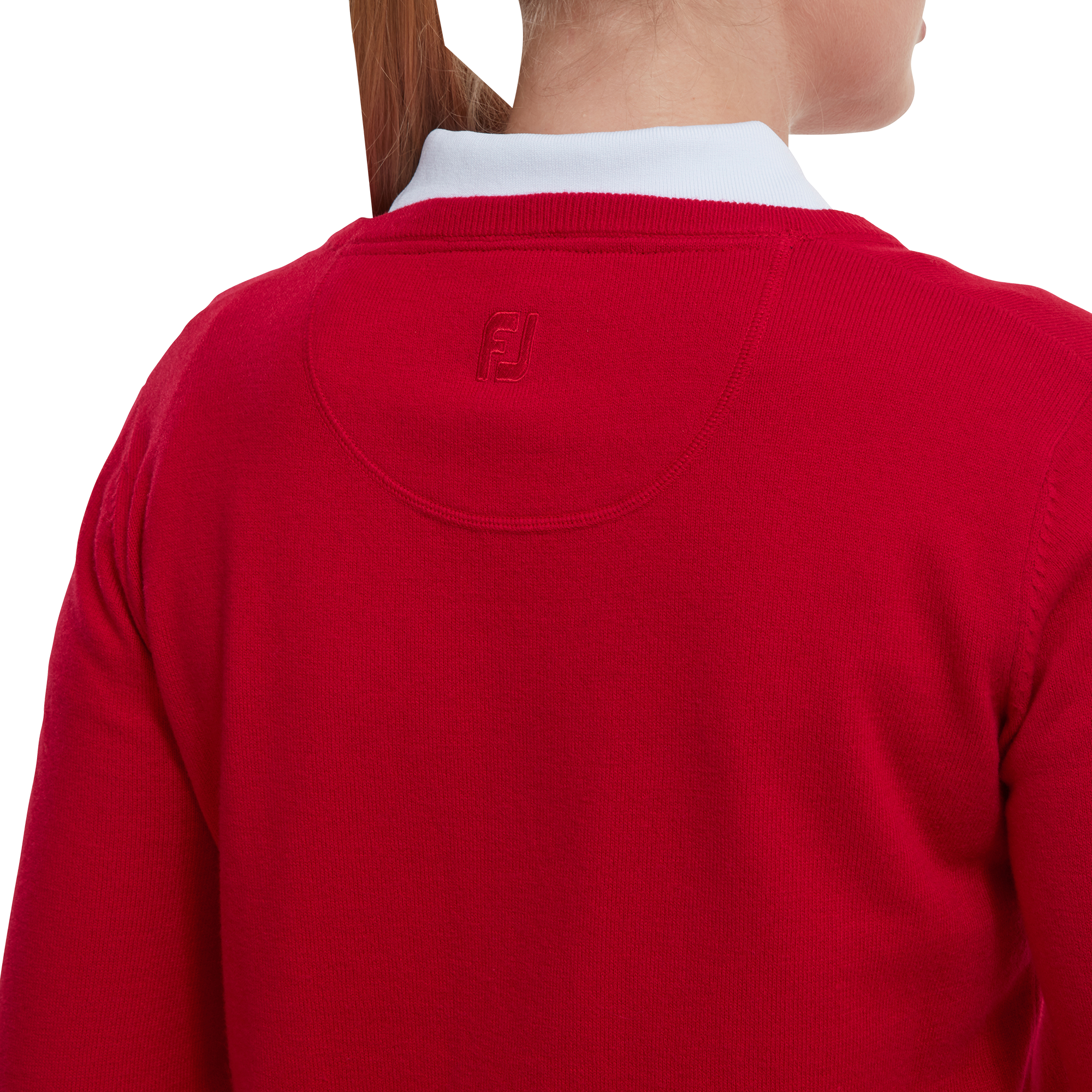 Pullover en laine col V