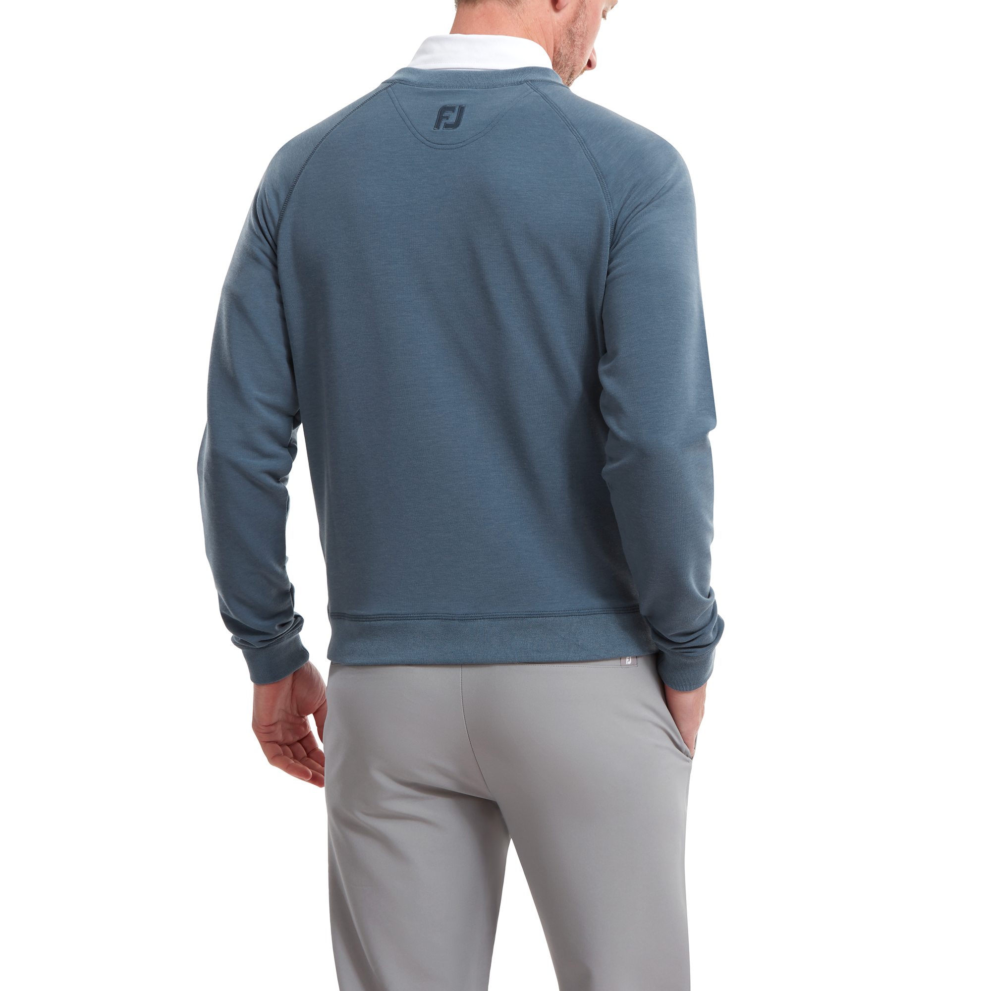 French Terry Crew Neck Sweater