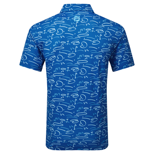 Golf Course Doodle Pique