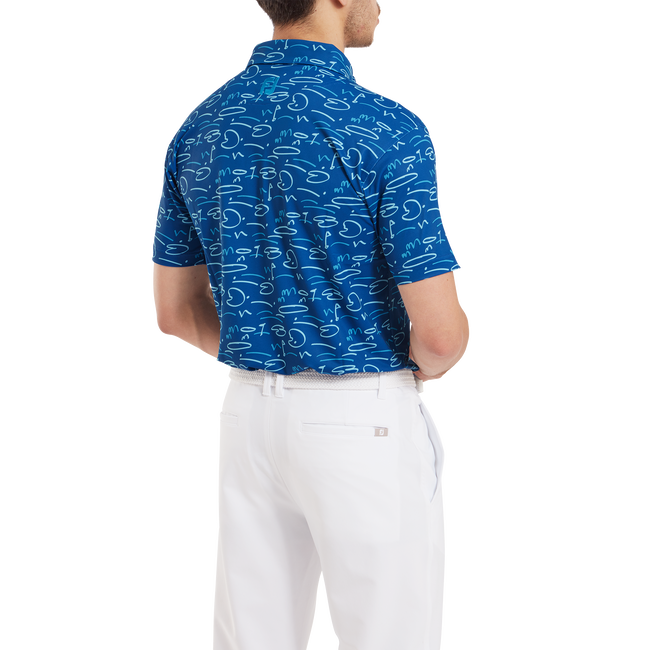 Golf Course Doodle Pique