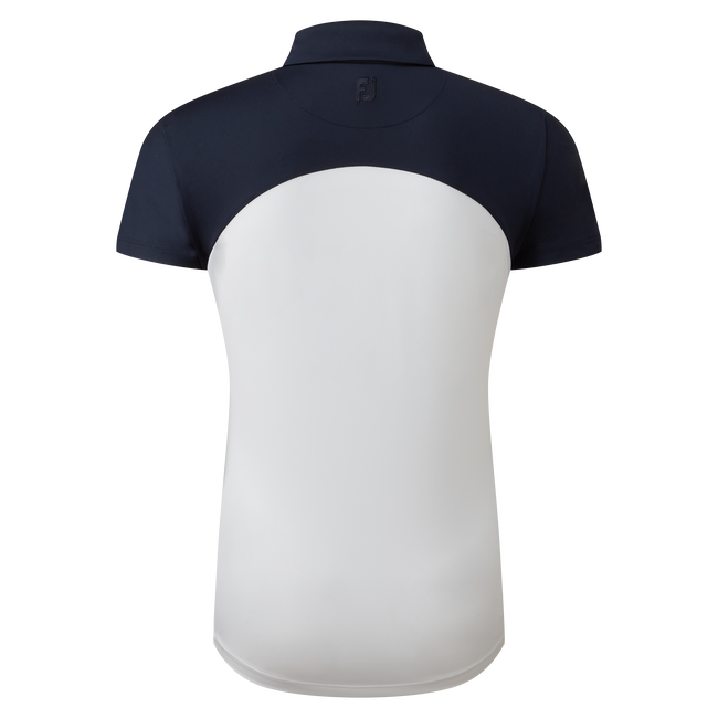 Cap Sleeve Colour Block Lisle