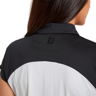 Cap Sleeve Colour Block Lisle