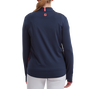Pullover Full-Zip l&eacute;ger &agrave; rayures ton sur ton