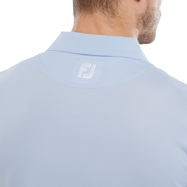Stretch Pique Solid Knit Collar